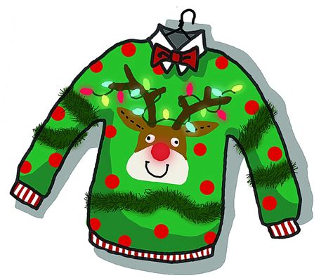 free clipart christmas sweater